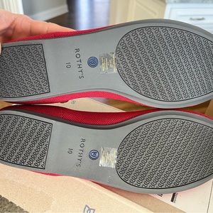 NIB Rothy’s Flats in Scooter Red Size 10